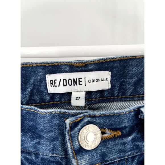 Re/Done Original Wide Leg Crop Jeans - Picture 6 of 7